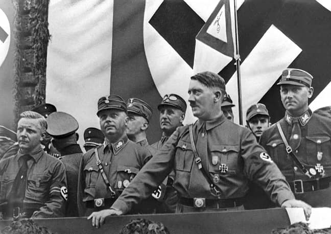 希特勒（Hitler）和纳粹党（Nazi Party）采用后，斯瓦斯蒂卡（Swastika）具有负面含义。信用：PA