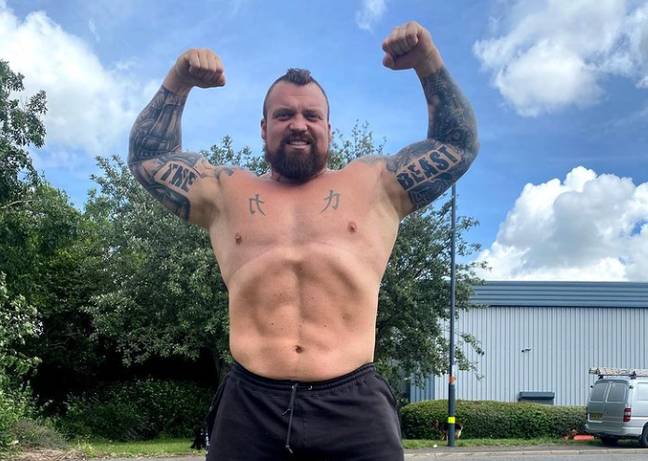 埃迪·霍尔（Eddie Hall）。学分：Instagram/Eddiehallwsm