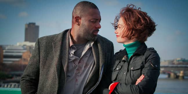Idris Elba和Ruth Wilson在“路德”（信用：BBC）