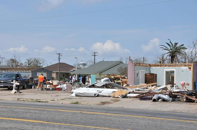 休斯顿，德克萨斯州飓风哈维后