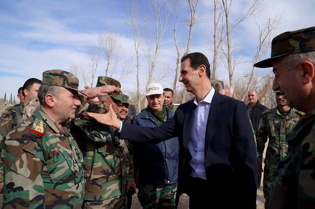 叙利亚总统巴沙尔·阿萨德（Bashar al-Assad）。信用：PA