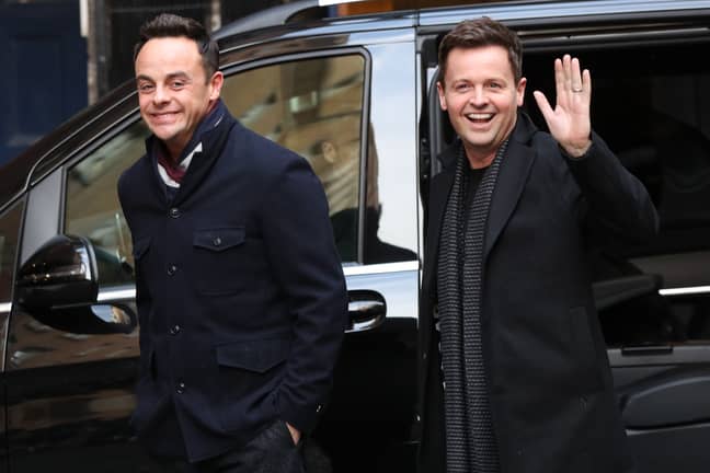 Ant McPartlin和Declan Donnelly。信用：PA