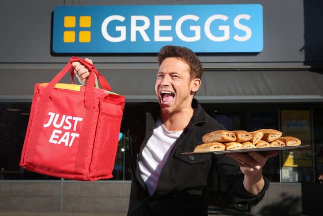 这是... erm ...有趣的图像Greggs去年宣布试用服务。信用：PA