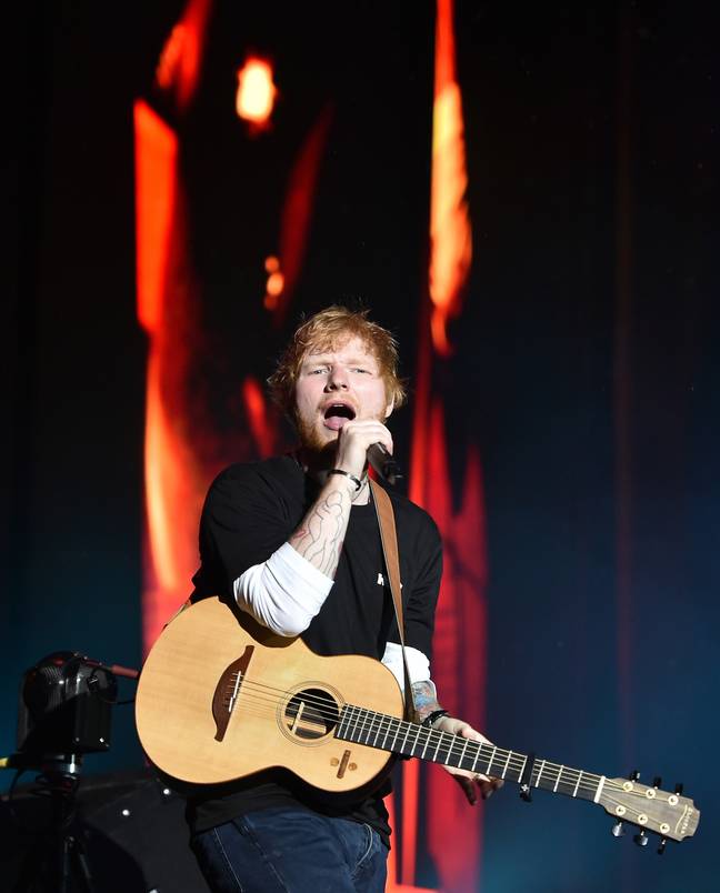 去年Ed Sheeran在现金中脱颖而出。信用：PA