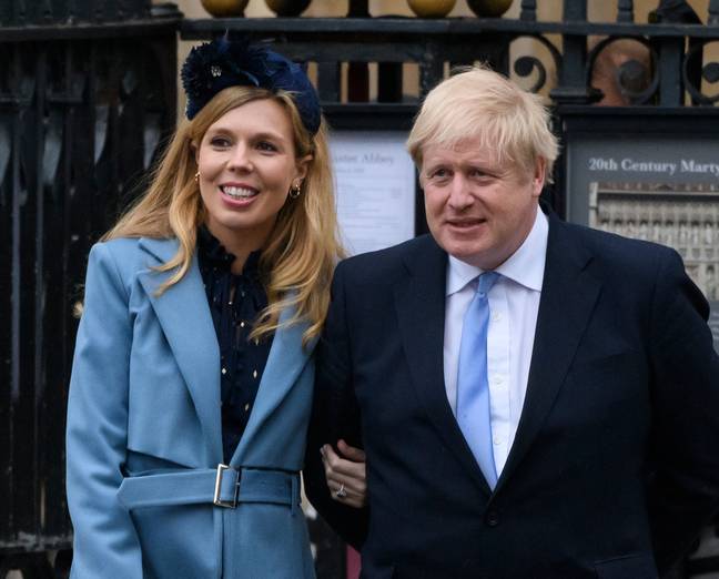 鲍里斯·约翰逊（Boris Johnson）和嘉莉·西蒙兹（Carrie Symonds）。（信用：PA）