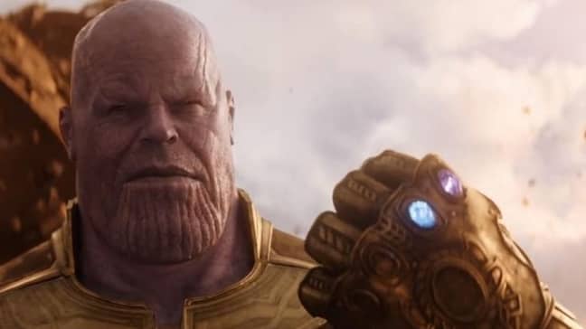 乔什·布洛林（Josh Brolin）作为塔诺斯（Thanos）。图片来源：奇迹