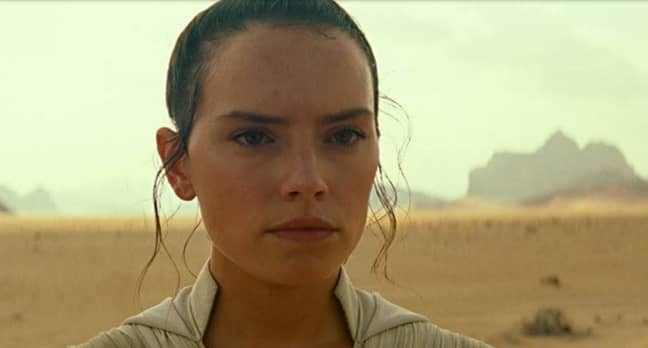 黛西·里德利（Daisy Ridley）在天行者的崛起中扮演雷伊（Rey）。图片来源：迪士尼