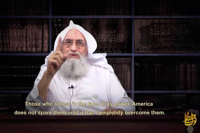 艾曼·扎瓦希里（Ayman al-Zawahiri）。信用：圣战镜