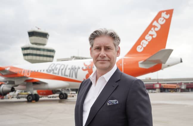 EasyJet首席执行官Johan Lundgren。信用：PA