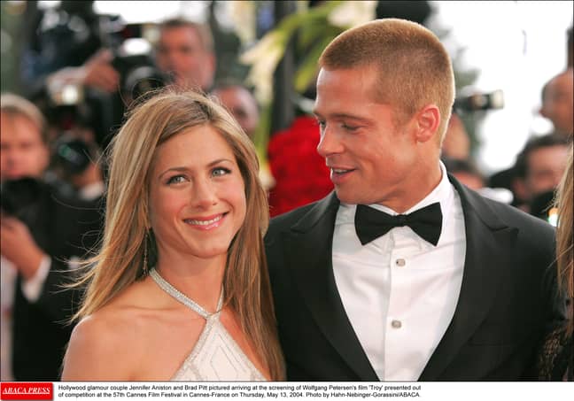 詹妮弗·安妮斯顿（Jennifer Aniston）嫁给了布拉德·皮特（Brad Pitt）。（信用：PA）
