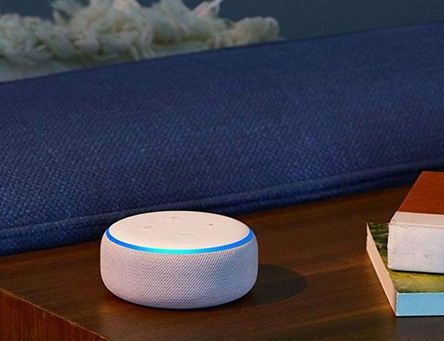 Amazon Echo Dot是最流行的回声。信用：亚马逊