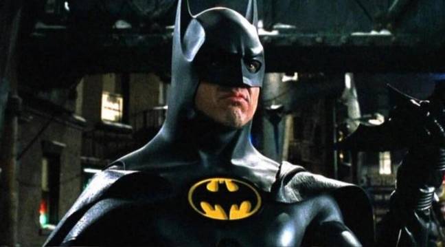 Michael Keaton作为蝙蝠侠。信用：DC / Warner Bros.