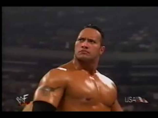 Dwayne Johnson回到了WWE时代。信用：WWE