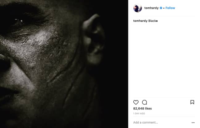 学分：Instagram / Tom Hardy