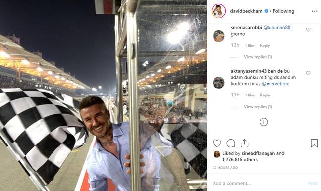 这位退役足球运动员在他的Instagram账户上分享了这张令人毛骨悚然的照片。信贷:Instagram＂width=