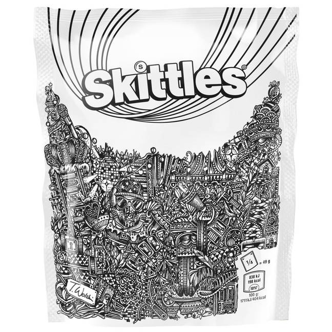 Thomas Wolski的Skittles包装设计。信用：直接/托马斯Wolski