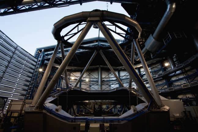 欧洲南部天文台的非常大的望远镜。信用：PA