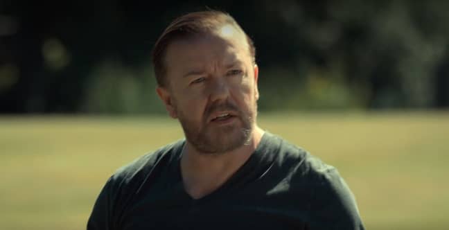 Ricky Gervais一直在第2季工作。信贷：Netflix