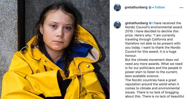 信用：Greta Thunberg / Instagram