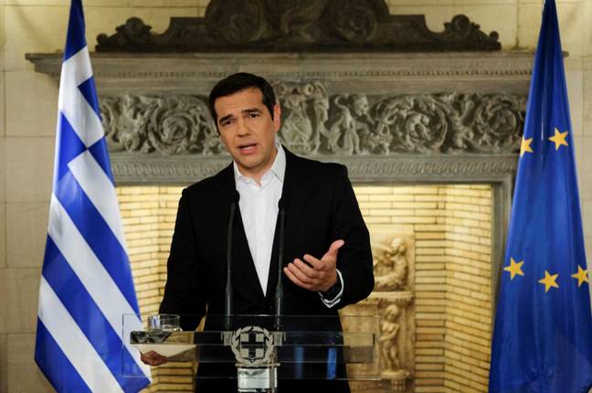 希腊总理齐普拉斯。信贷:爸爸