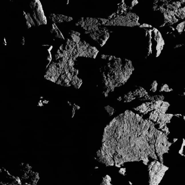NASA的Osiris-Rex发现Sunlight可以在小行星Bennu上破裂岩石。信用：PA