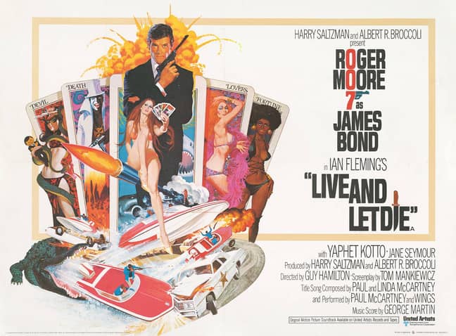 罗杰·摩尔（Rodger Moore）的第一部邦德电影是“ Live and Let let die'在1973年。（信用：007.com）