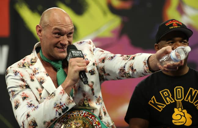 Tyson Fury击败了Denontay Wilder并成为WBC重量级冠军。信用：PA