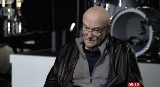 菲尔·柯林斯（Phil Collins）在最近的采访中。学分：BBC