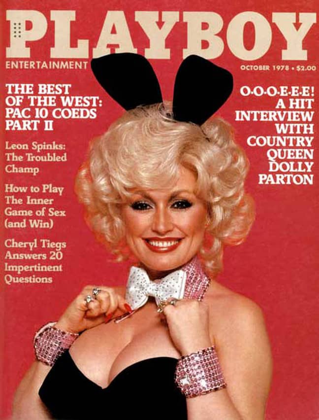 1978年花花公子的封面上的多莉·帕顿（Dolly Parton）