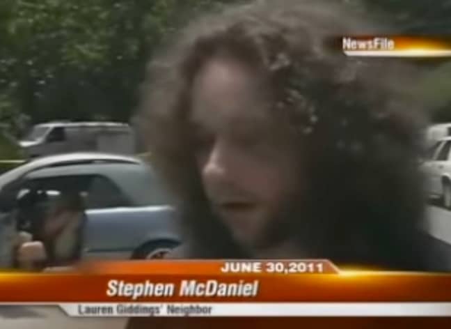 斯蒂芬·麦克丹尼尔（Stephen McDaniel）在谋杀案后不久就接受了采访。图片来源：Tiktok
