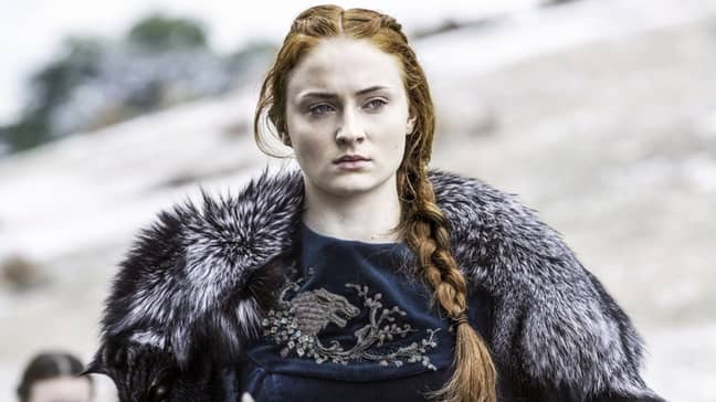 扮演Sansa Stark的索菲·特纳（Sophie Turner）认为，重制权力游戏的请愿书是不尊重的。学分：HBO