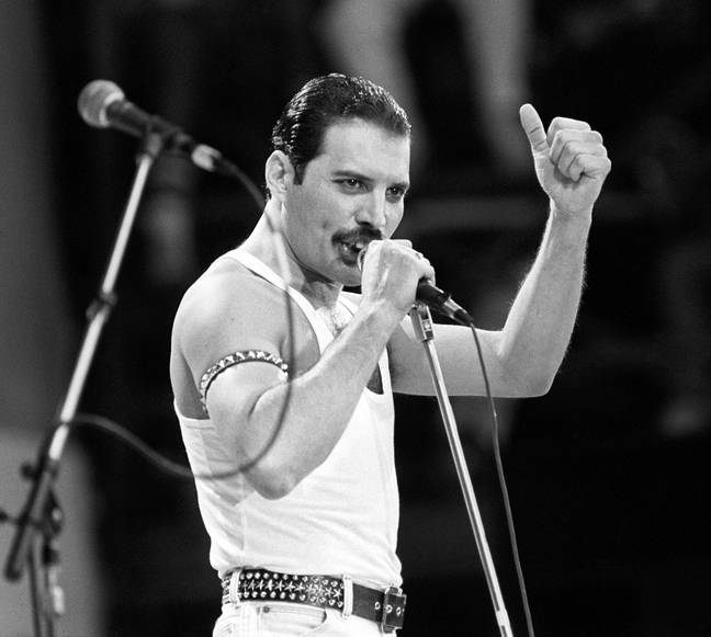 1985年Freddie Mercury。学分：PA