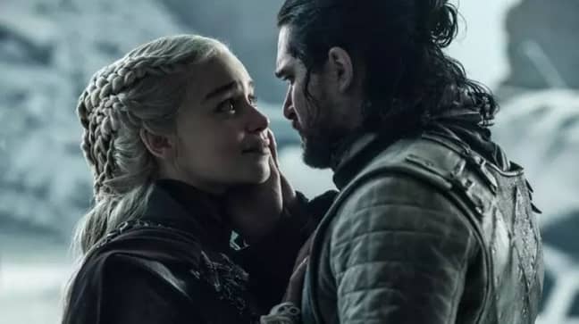 Daenerys Targaryen和Jon Snow。学分：HBO