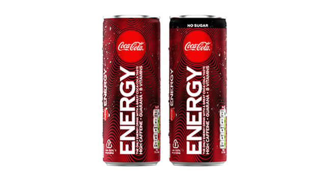 可口可乐下个月将释放一种能量饮料。学分：可口可乐