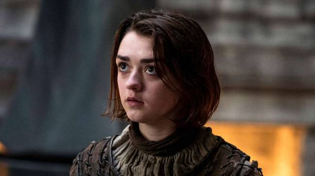 Maisie Williams As Arya Stark。信贷：HBO.
