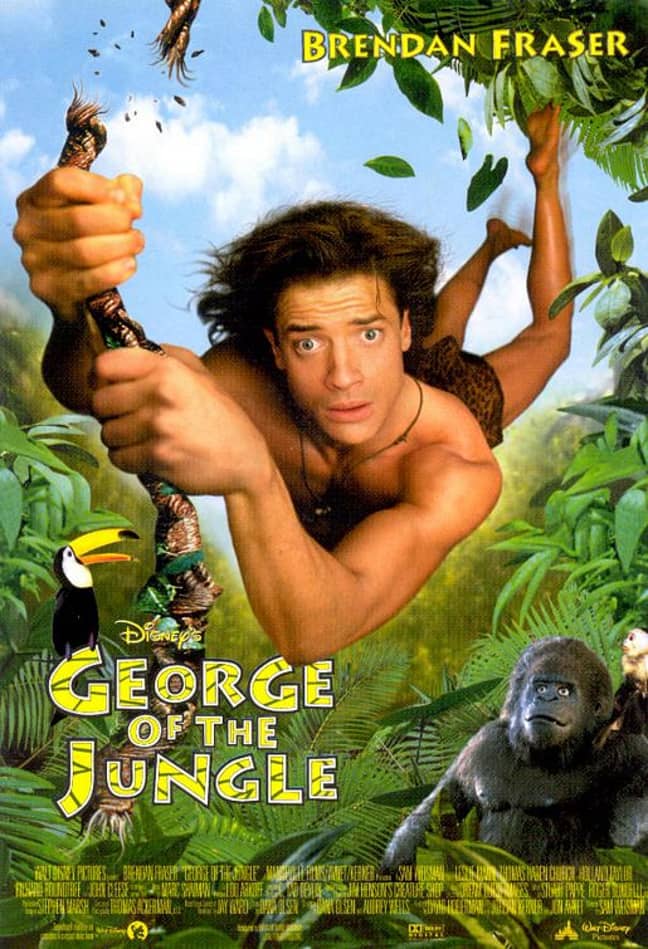 布伦丹·弗雷泽（Brendan Fraser）于1997年出演了“丛林乔治”。（信用：IMDB）