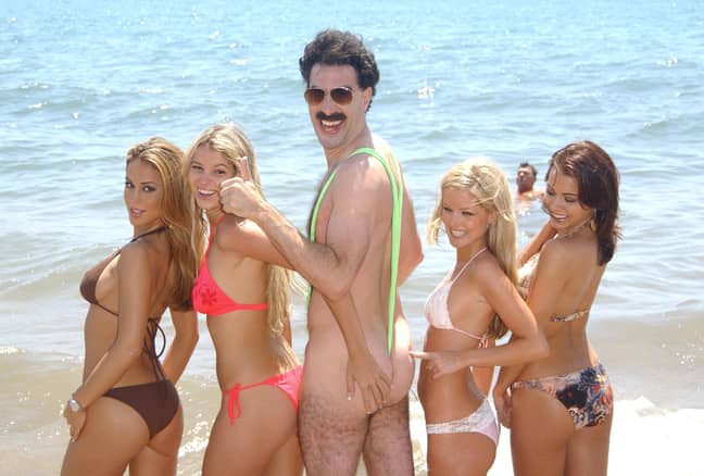 Sacha Baron Cohen扮演了非常有趣的角色Borat。信用：PA