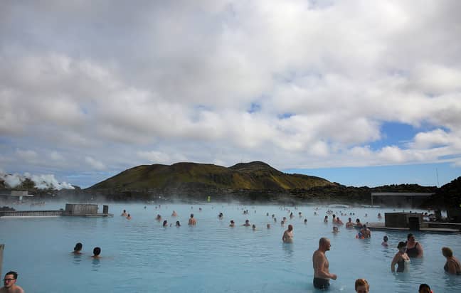 冰岛的蓝色泻湖水疗中心。信用：PA“width=