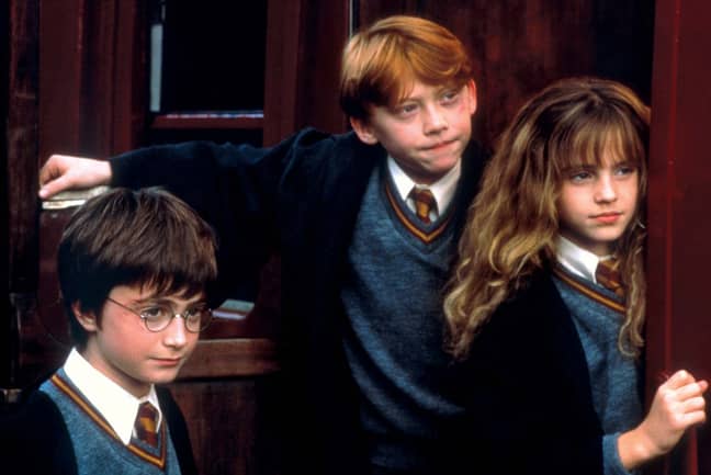 丹尼尔·拉德克利夫（Daniel Radcliffe）和他的演员在第一部电影中。信用：华纳兄弟