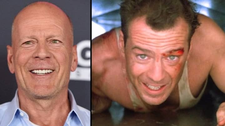 布鲁斯·威利斯（Bruce Willis）正在以约翰·麦克莱恩（John McClane）的身份返回一部新电影“width=