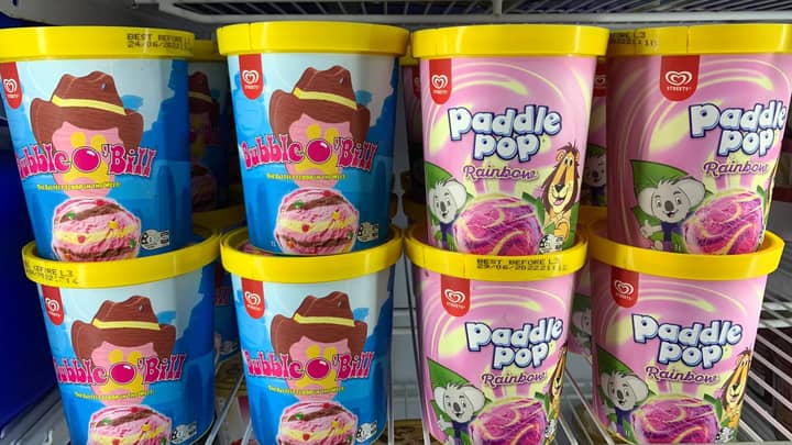 您现在可以在澳大利亚的浴缸中购买泡泡O'Bill和Paddle Pop冰淇淋