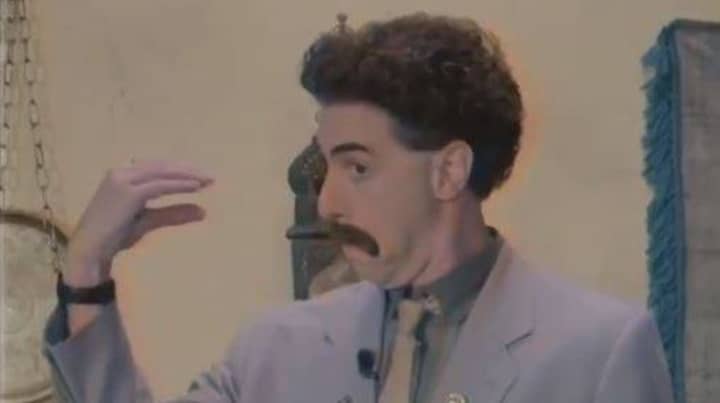 Borat在随后的Moviefilm中发表有关有争议的鲁迪·朱利安尼场景的声明