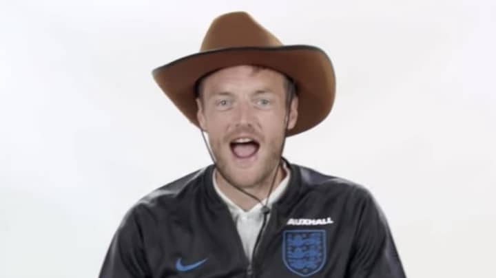 世界杯：英格兰前锋杰米·瓦尔迪（Jamie Vardy）试图冒充牛仔是您今天最有趣的事情