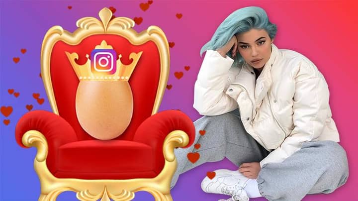 凯莉·詹纳（Kylie Jenner）对被鸡蛋击败Instagram的最高点有出色的回应“width=