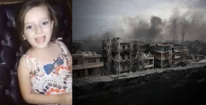 这个女孩在炸弹爆炸前唱歌的视频突出了战争的现实