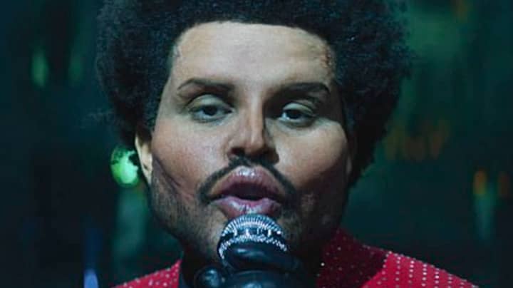Weeknd使用肉毒杆菌假肢来保存您的眼泪音乐视频
