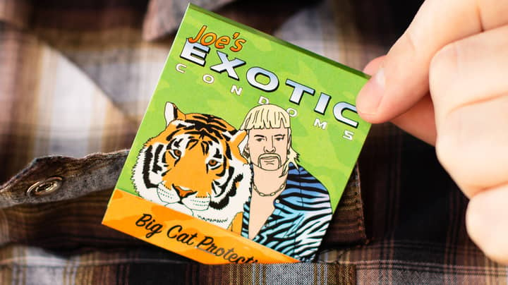 您现在可以购买以乔·埃奇特（Joe Exotic）的脸为特色的避孕套“width=