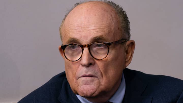 唐纳德·特朗普（Donald Trump）的律师鲁迪·朱利安尼（Rudy Giuliani
