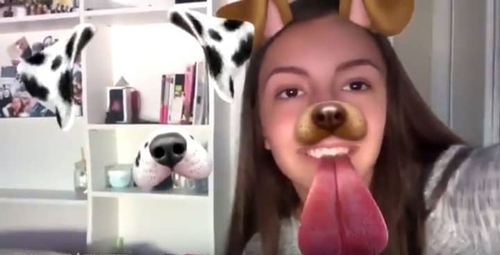 这个鬼魂崩溃了一些少年的狗过滤器Snapchat使我的周末成为了