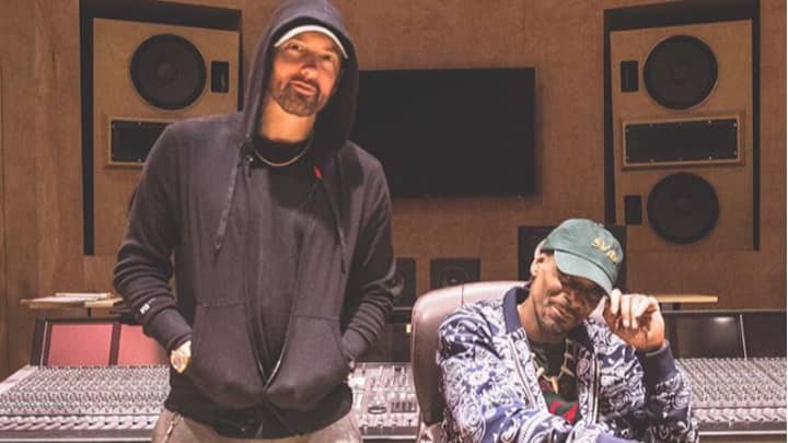 史努比·道格（Snoop Dogg）和阿姆（Eminem）暗示了新音乐以及录音室照片